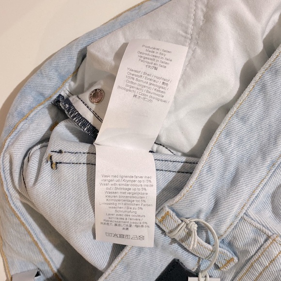 Brand new with tag 🇮🇹 Won Hundred Blue Pearl frost Jean( light wash) - Picture 11 of 14